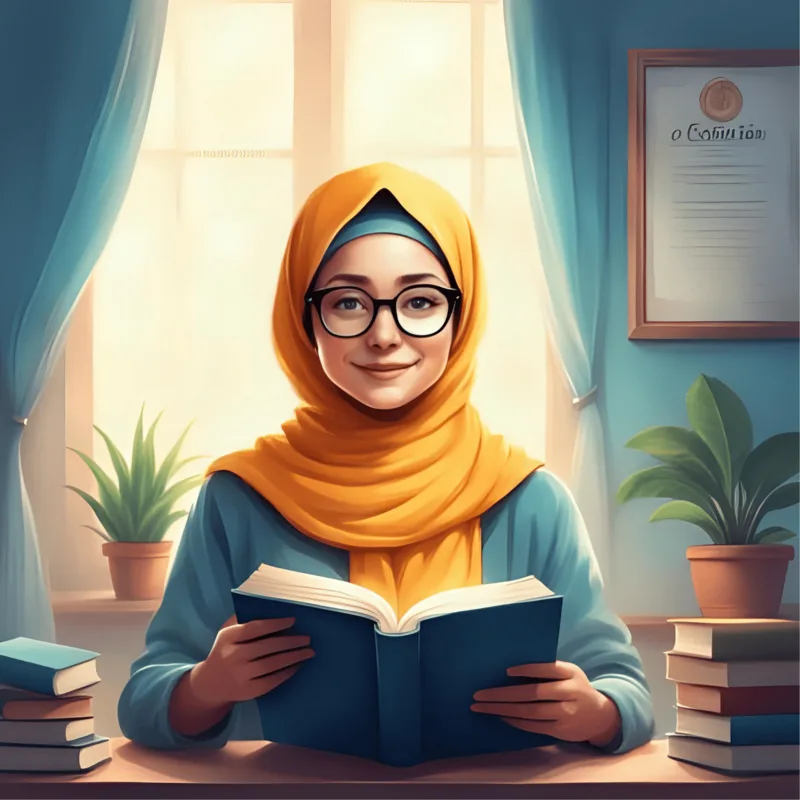 Child learning Arabic and Qur'an online with Bnan Academy