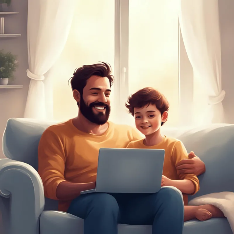 Child learning confidently in Bnan Academy online classes